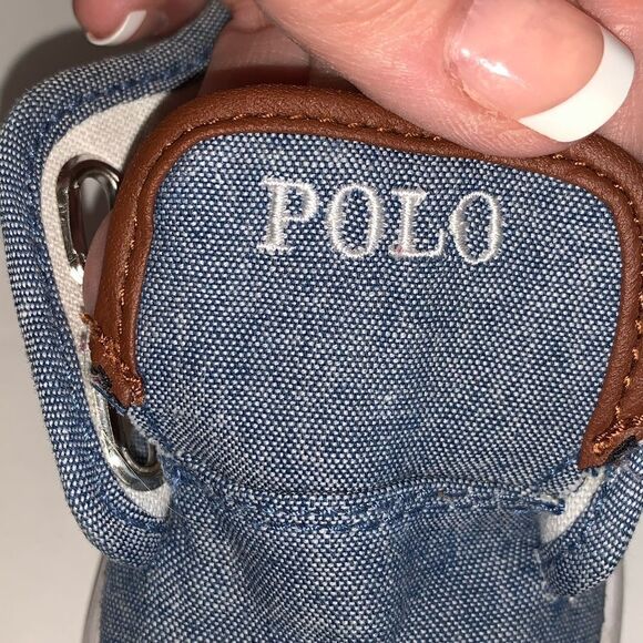 Polo jean sneakers size 5c - Picture 7 of 8